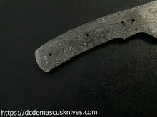 Load image into Gallery viewer, Custom Made Damascus Steel Blank Blade.BB-003
