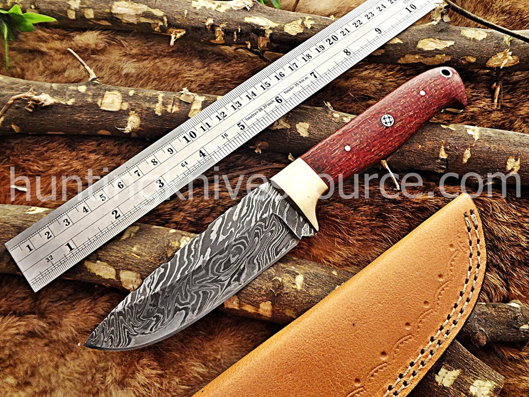 Custom  Made Damascus Steel  Skinner Knife.SK-38