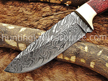 Load image into Gallery viewer, Custom  Made Damascus Steel  Skinner Knife.SK-38
