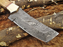 Load image into Gallery viewer, Custom  Made Damascus Steel Skinner Knife.SK-48
