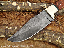Load image into Gallery viewer, Custom Made Damascus Steel Skinner Knife.SK-78
