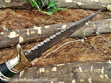 Load image into Gallery viewer, Custom Made Damascus Steel Hunting Knife.HT-21
