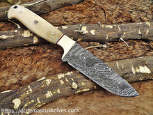 Load image into Gallery viewer, Custom Made Damascus Steel Skinner Knife.SK 67
