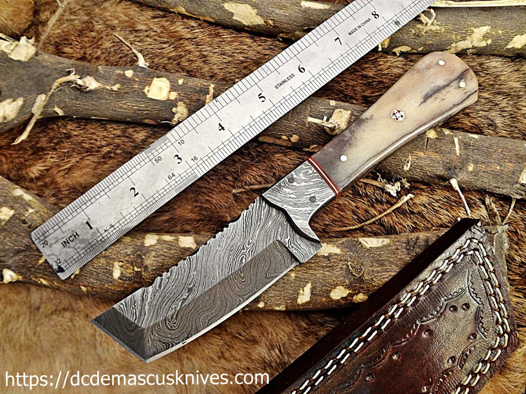Custom Made Damascus Steel Skinner Knife.SK-102