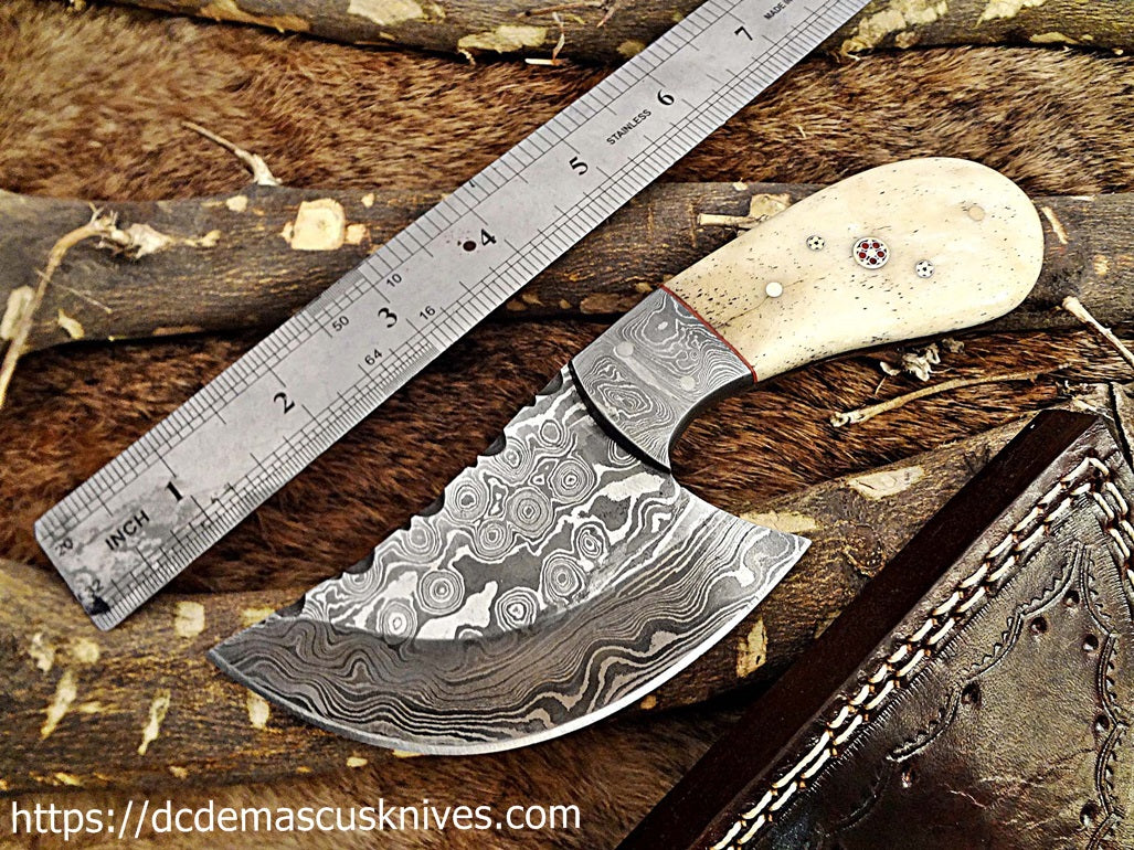 Custom Made Damascus Steel Skinner Knife.SK-89