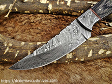 Load image into Gallery viewer, Custom Made Damascus Steel Skinner Knife.SK-94
