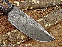 Load image into Gallery viewer, Custom Made Damascus Steel Skinner Knife.SK-91
