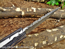 Load image into Gallery viewer, Custom Made Damascus Steel Skinner Knife.SK-91
