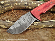 Load image into Gallery viewer, Custom Made Damascus Steel Skinner Knife.SK-115
