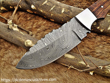 Load image into Gallery viewer, Custom Made Damascus Steel Skinner Knife.SK-126
