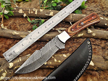 Load image into Gallery viewer, Custom Made Damascus Steel Skinner Knife.SK-131
