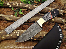 Load image into Gallery viewer, Custom Made Damascus Steel Skinner Knife.SK-133

