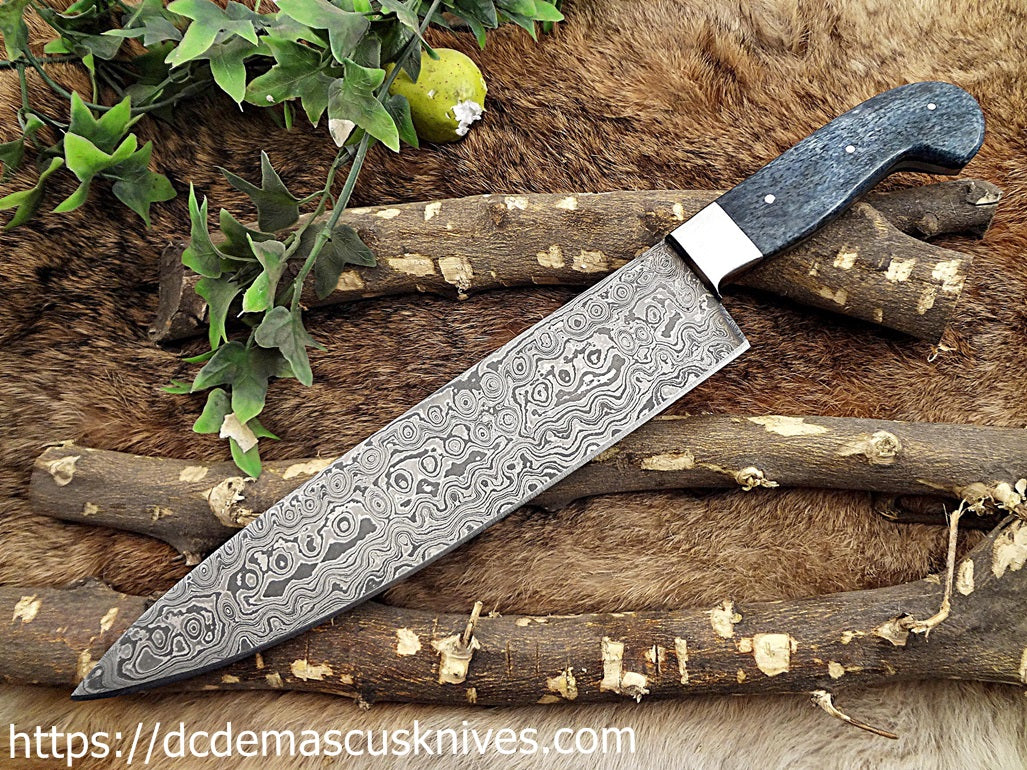 Custom Made Damascus Steel Chef Knife.CH-16