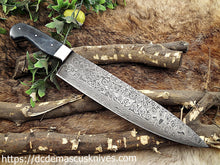 Load image into Gallery viewer, Custom Made Damascus Steel Chef Knife.CH-16

