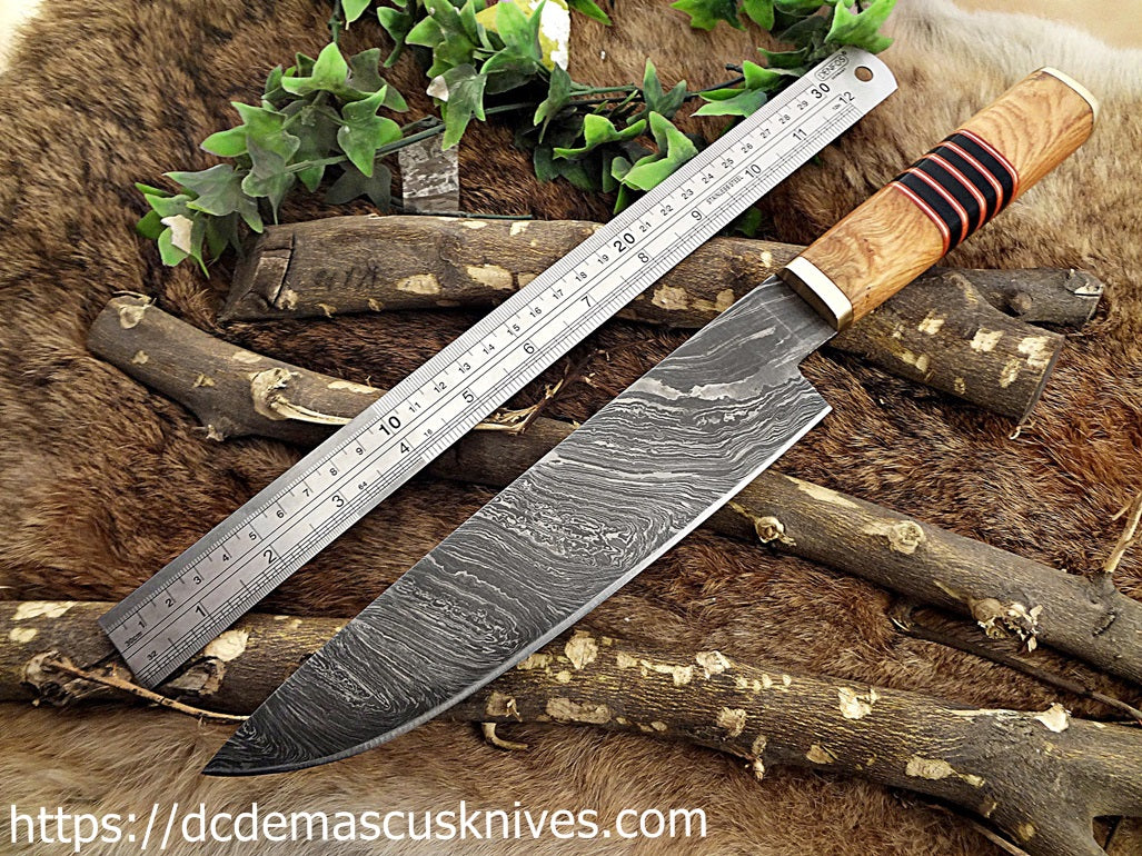 Custom  Made Damascus Steel Chef Knife.CH-19