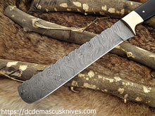 Load image into Gallery viewer, Custom  Made Damascus Steel Chef Knife.CH-25
