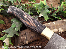 Load image into Gallery viewer, Custom  Made Damascus Steel Chef Knife.CH-24
