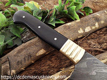 Load image into Gallery viewer, Custom  Made Damascus Steel Chef Knife.CH-34
