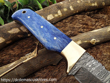 Load image into Gallery viewer, Custom Made Damascus Steel Skinner Knife.SK-138
