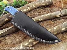 Load image into Gallery viewer, Custom Made Damascus Steel Skinner Knife.SK-138
