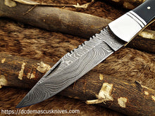 Load image into Gallery viewer, Custom Made Damascus Steel Folding Knife.FD-41
