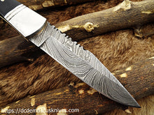 Load image into Gallery viewer, Custom Made Damascus Steel Folding Knife.FD-41
