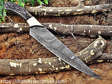 Load image into Gallery viewer, Custom Made Damascus Steel chef Knife.CH-04
