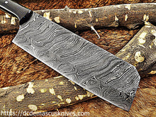 Load image into Gallery viewer, Custom Made Damascus Steel chef Knife.CH 08
