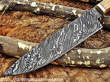 Load image into Gallery viewer, Custom Made Damascus Steel Chef Knife.CH-10
