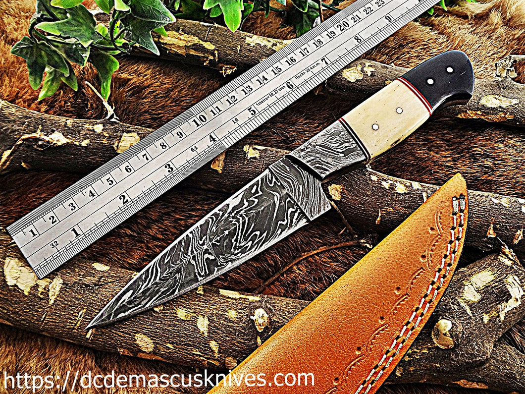 Custom  Made Damascus Steel Skinner Knife.SK-01