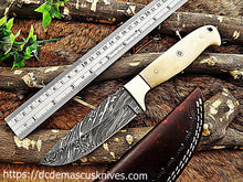 Load image into Gallery viewer, Custom  Made Damascus Steel Skinner Knife.SK-08
