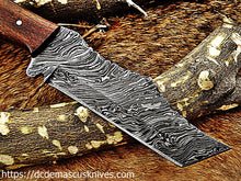 Load image into Gallery viewer, Custom  Made Damascus Steel Tantoo Skinner Knife.
