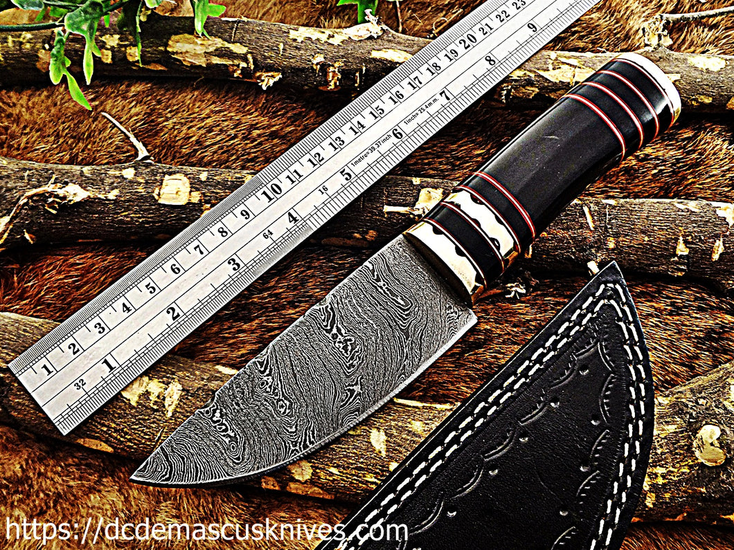 Custom  Made Damascus Steel Skinner Knife.SK-17