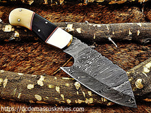 Load image into Gallery viewer, Custom  Made Damascus Steel Skinner Knife.SK-18
