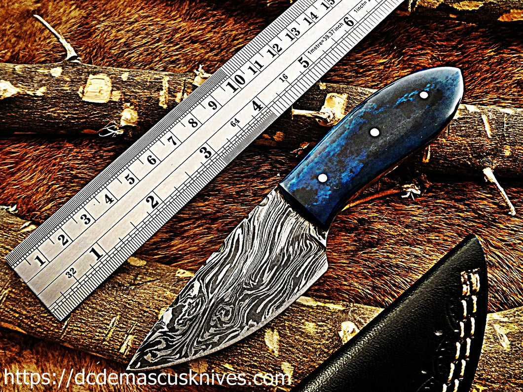 Custom  Made Damascus Steel Skinner Knife.SK-20