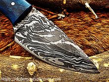 Load image into Gallery viewer, Custom  Made Damascus Steel Skinner Knife.SK-20
