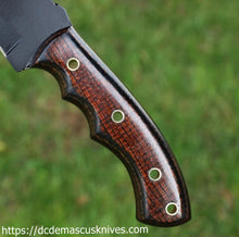 Load image into Gallery viewer, Custom  Made Damascus Steel Tracker  Knife.TR-28
