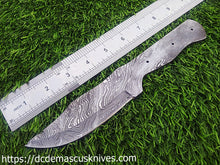 Load image into Gallery viewer, Custom Made Damascus Steel Blankblade.
