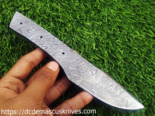 Load image into Gallery viewer, Custom Made Damascus Steel Blankblade.BB-5029
