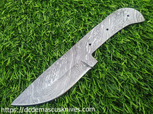 Load image into Gallery viewer, Custom Made Damascus Steel Blankblade.BB-5030
