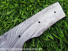 Load image into Gallery viewer, Custom Made Damascus Steel Blankblade.BB-5032
