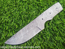 Load image into Gallery viewer, Custom Made Damascus Steel Blankblade.BB-5037
