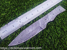 Load image into Gallery viewer, Custom Made Damascus Steel Blankblade.BB-5042
