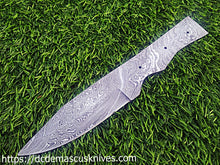 Load image into Gallery viewer, Custom Made Damascus Steel Blankblade.BB-5042
