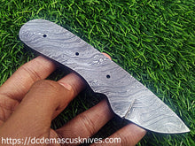 Load image into Gallery viewer, Custom Made Damascus Steel Blankblade.BB-5043
