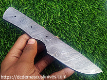 Load image into Gallery viewer, Custom Made Damascus Steel Blankblade.BB-5048
