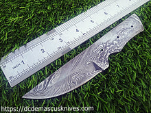 Load image into Gallery viewer, Custom Made Damascus Steel Blankblade.BB-5050
