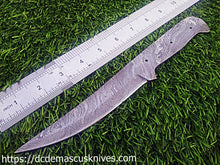 Load image into Gallery viewer, Custom Made Damascus Steel Blankblade.BB-5055
