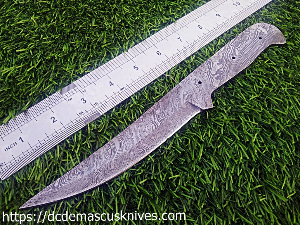 Custom Made Damascus Steel Blankblade.BB-5055