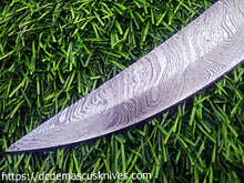 Load image into Gallery viewer, Custom Made Damascus Steel Blankblade.BB-5055
